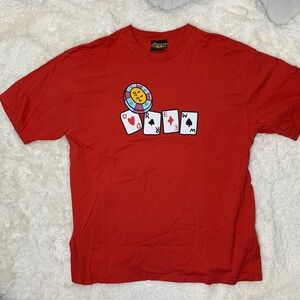 Drew House Lucky You Drew SS Red Tee Size XL